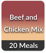 Beef and Chicken Mix (20 Meals Pack)